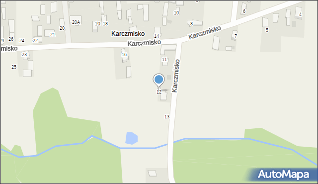 Karczmisko, Karczmisko, 12, mapa Karczmisko