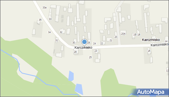 Karczmisko, Karczmisko, 27, mapa Karczmisko