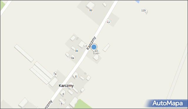 Karczmy, Karczmy, 10a, mapa Karczmy