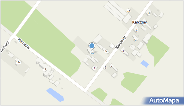 Karczmy, Karczmy, 1A, mapa Karczmy