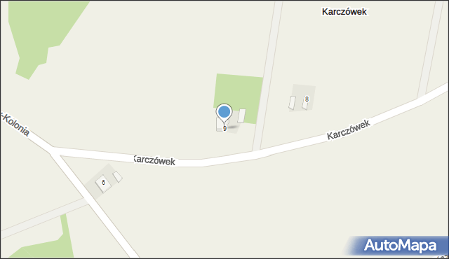 Karczówek, Karczówek, 9, mapa Karczówek