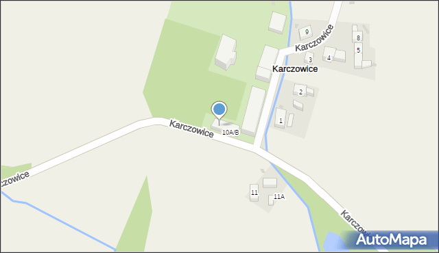 Karczowice, Karczowice, 10c, mapa Karczowice