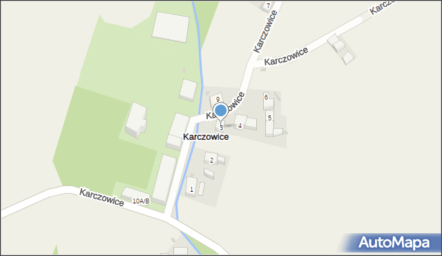 Karczowice, Karczowice, 3, mapa Karczowice