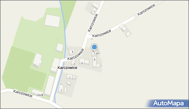 Karczowice, Karczowice, 8, mapa Karczowice