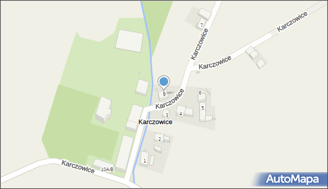 Karczowice, Karczowice, 9, mapa Karczowice