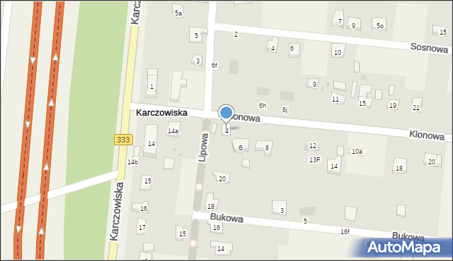 Karczowiska, Karczowiska, 13, mapa Karczowiska