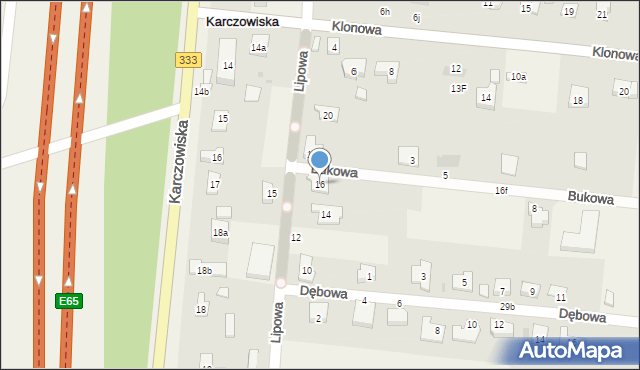 Karczowiska, Karczowiska, 17e, mapa Karczowiska