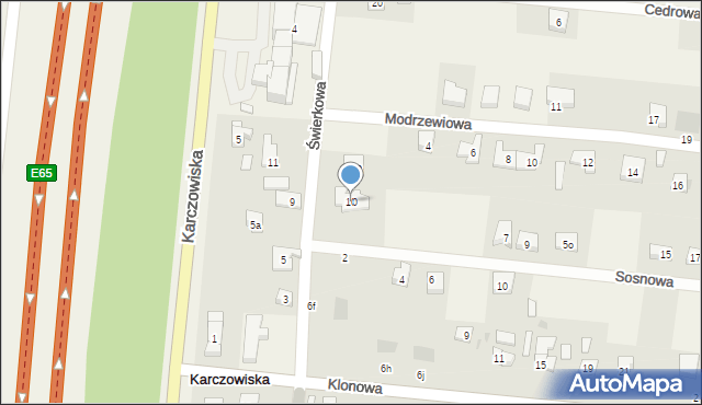 Karczowiska, Karczowiska, 5b, mapa Karczowiska