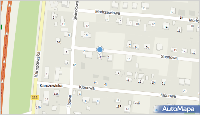 Karczowiska, Karczowiska, 6a, mapa Karczowiska