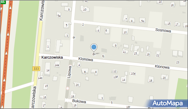 Karczowiska, Karczowiska, 6h, mapa Karczowiska