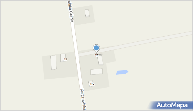 Karczowiska Górne, Karczowiska Górne, 37, mapa Karczowiska Górne