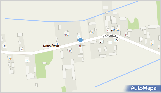 Karczówka, Karczówka, 18, mapa Karczówka