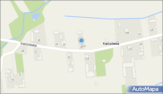 Karczówka, Karczówka, 22, mapa Karczówka