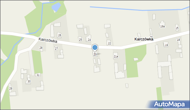 Karczówka, Karczówka, 23, mapa Karczówka