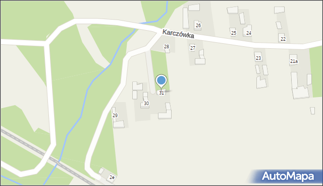 Karczówka, Karczówka, 31, mapa Karczówka