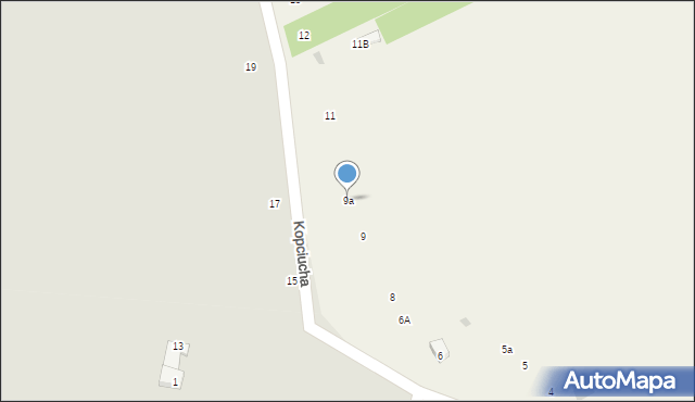 Karczówka, Karczówka, 9a, mapa Karczówka