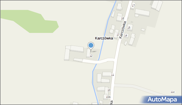 Karczówka, Karczówka, 12A, mapa Karczówka