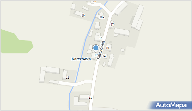 Karczówka, Karczówka, 13, mapa Karczówka