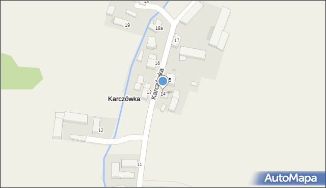 Karczówka, Karczówka, 14, mapa Karczówka