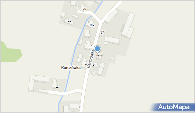 Karczówka, Karczówka, 15, mapa Karczówka