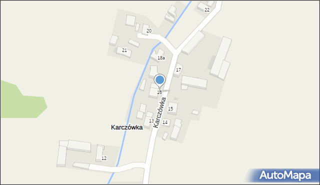 Karczówka, Karczówka, 16, mapa Karczówka