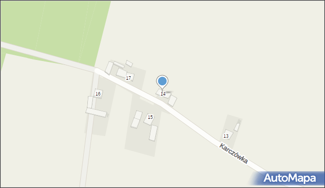 Karczówka, Karczówka, 14, mapa Karczówka