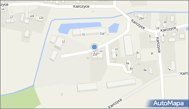 Karczyce, Karczyce, 11b, mapa Karczyce