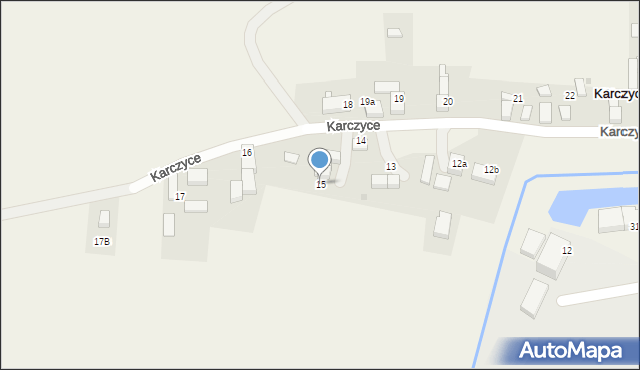 Karczyce, Karczyce, 15, mapa Karczyce