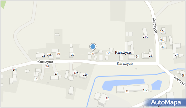 Karczyce, Karczyce, 21, mapa Karczyce