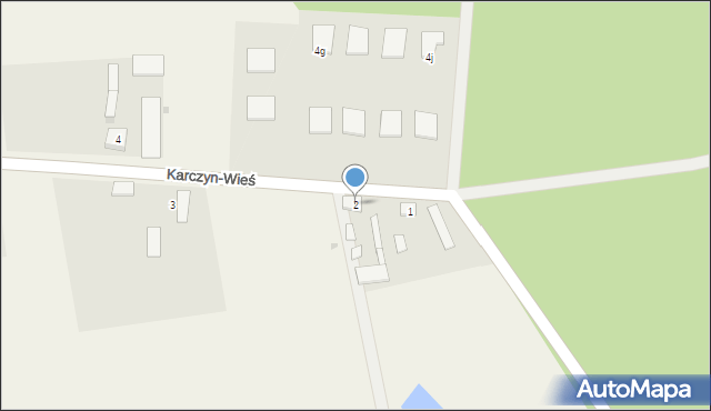 Karczyn-Wieś, Karczyn-Wieś, 2, mapa Karczyn-Wieś