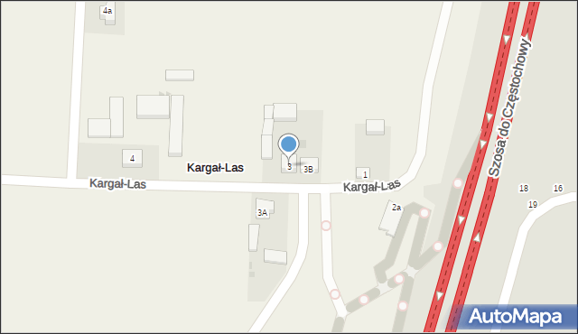 Kargał-Las, Kargał-Las, 3, mapa Kargał-Las