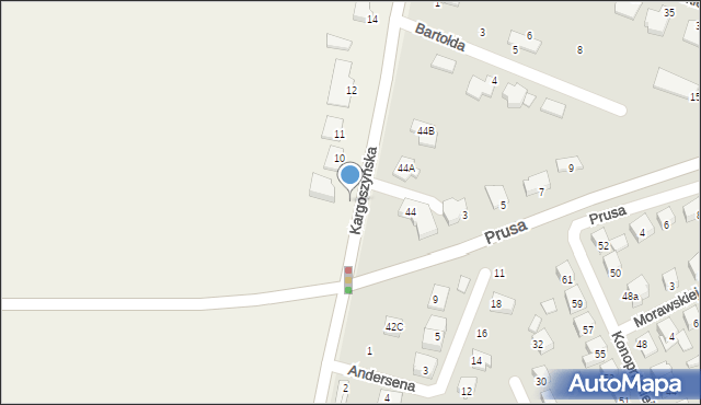 Kargoszyn, Kargoszyńska, 11, mapa Kargoszyn