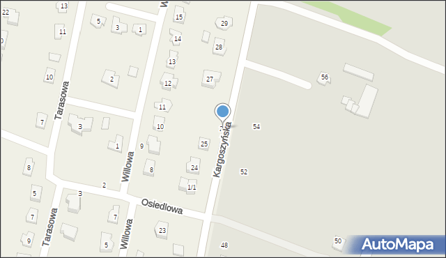 Kargoszyn, Kargoszyńska, 26, mapa Kargoszyn