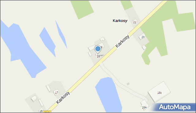 Karkosy, Karkosy, 18, mapa Karkosy