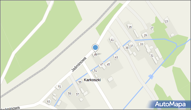 Karkoszki, Karkoszki, 14, mapa Karkoszki