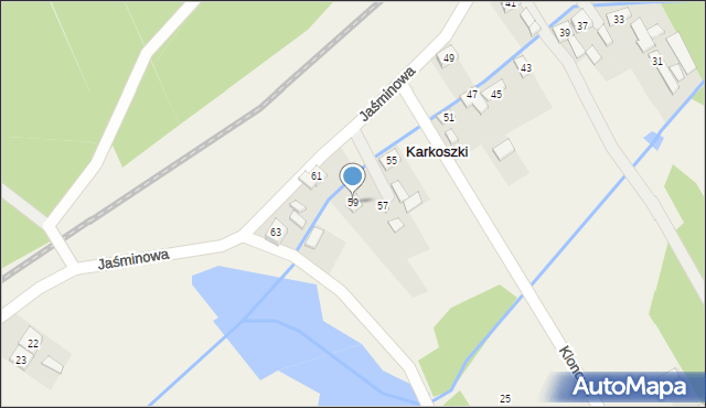 Karkoszki, Karkoszki, 21, mapa Karkoszki