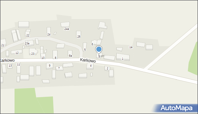 Karkowo, Karkowo, 3, mapa Karkowo