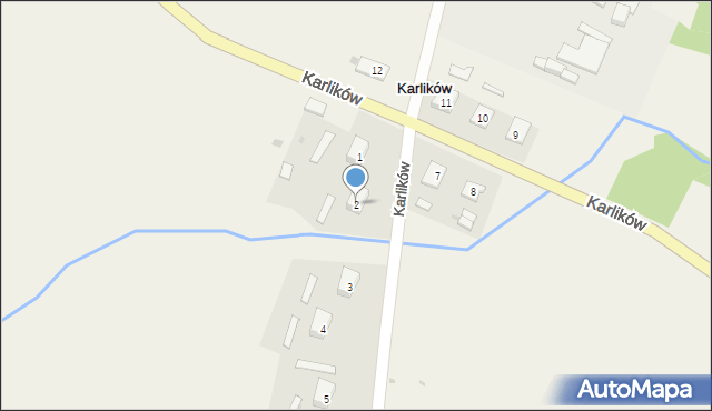 Karlików, Karlików, 2, mapa Karlików