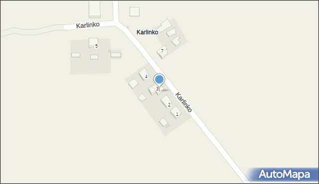 Karlinko, Karlinko, 3/1, mapa Karlinko