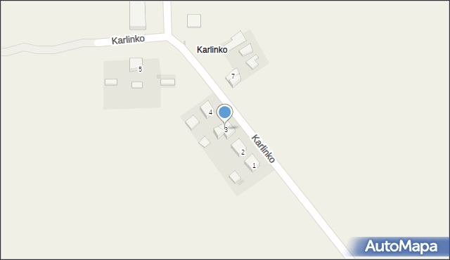 Karlinko, Karlinko, 3, mapa Karlinko