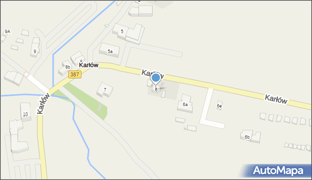 Karłów, Karłów, 6, mapa Karłów