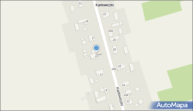 Karłowice, Karłowiczki, 13, mapa Karłowice