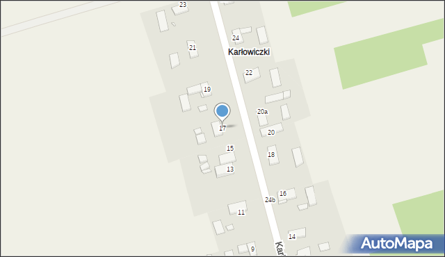 Karłowice, Karłowiczki, 17, mapa Karłowice