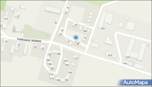 Karłowice Wielkie, Karłowice Wielkie, 56, mapa Karłowice Wielkie