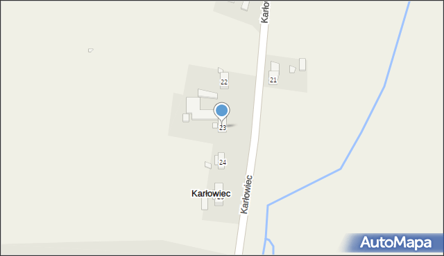 Karłowiec, Karłowiec, 23, mapa Karłowiec