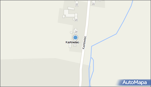 Karłowiec, Karłowiec, 25, mapa Karłowiec