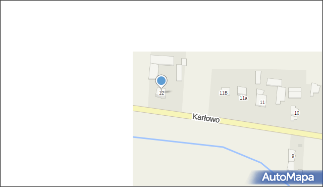 Karłowo, Karłowo, 12, mapa Karłowo