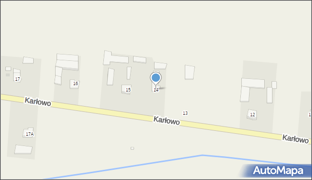 Karłowo, Karłowo, 14, mapa Karłowo