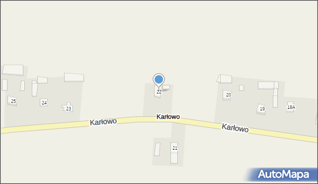 Karłowo, Karłowo, 22, mapa Karłowo