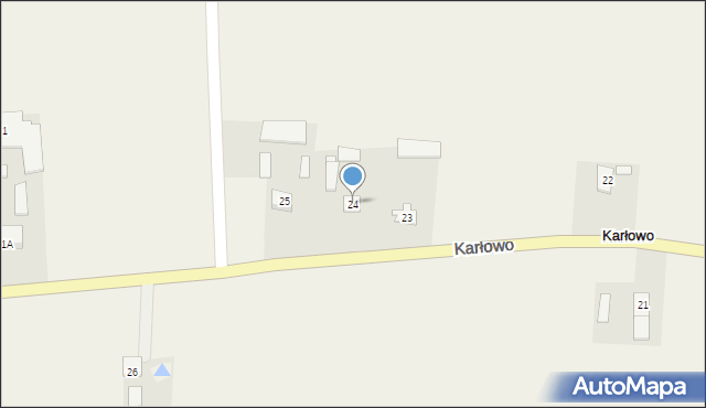Karłowo, Karłowo, 24, mapa Karłowo